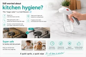 Still worried about kitchen hygiene? This ̶...